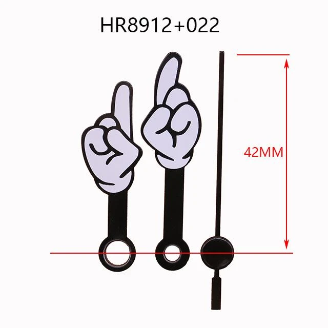 HR8912 Metallikello Hands 022 Metalliset kädet